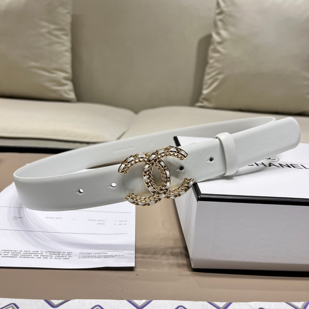 Ch**el leather belt