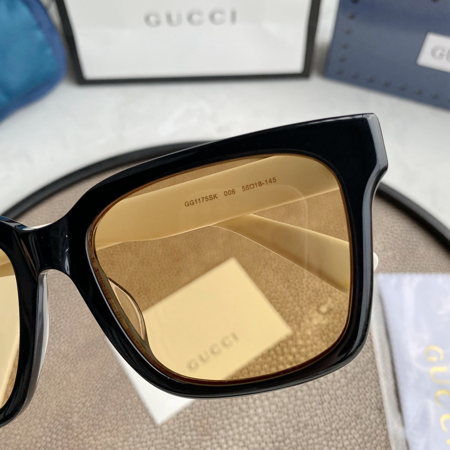 Gvc*1 acetate sunglasses with logo