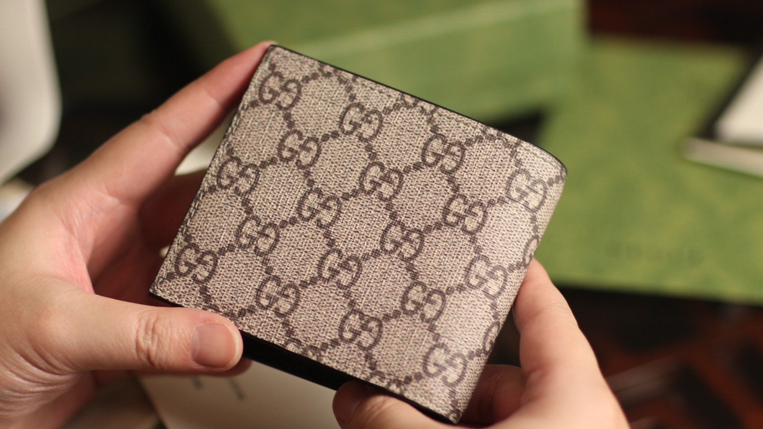 Tiger print GG Svp*me wallet