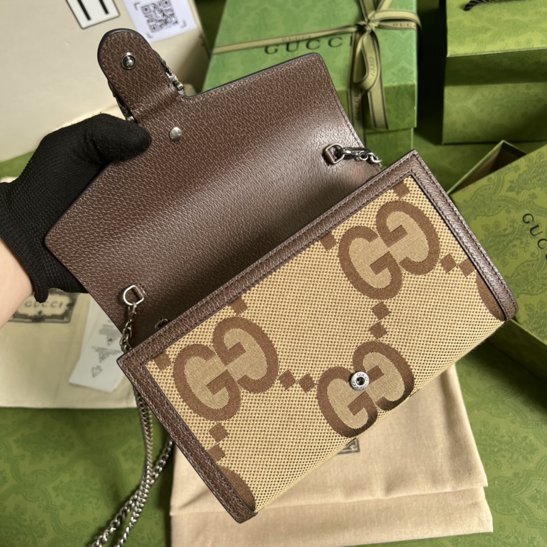 Dionysus jumbo GG chain wallet