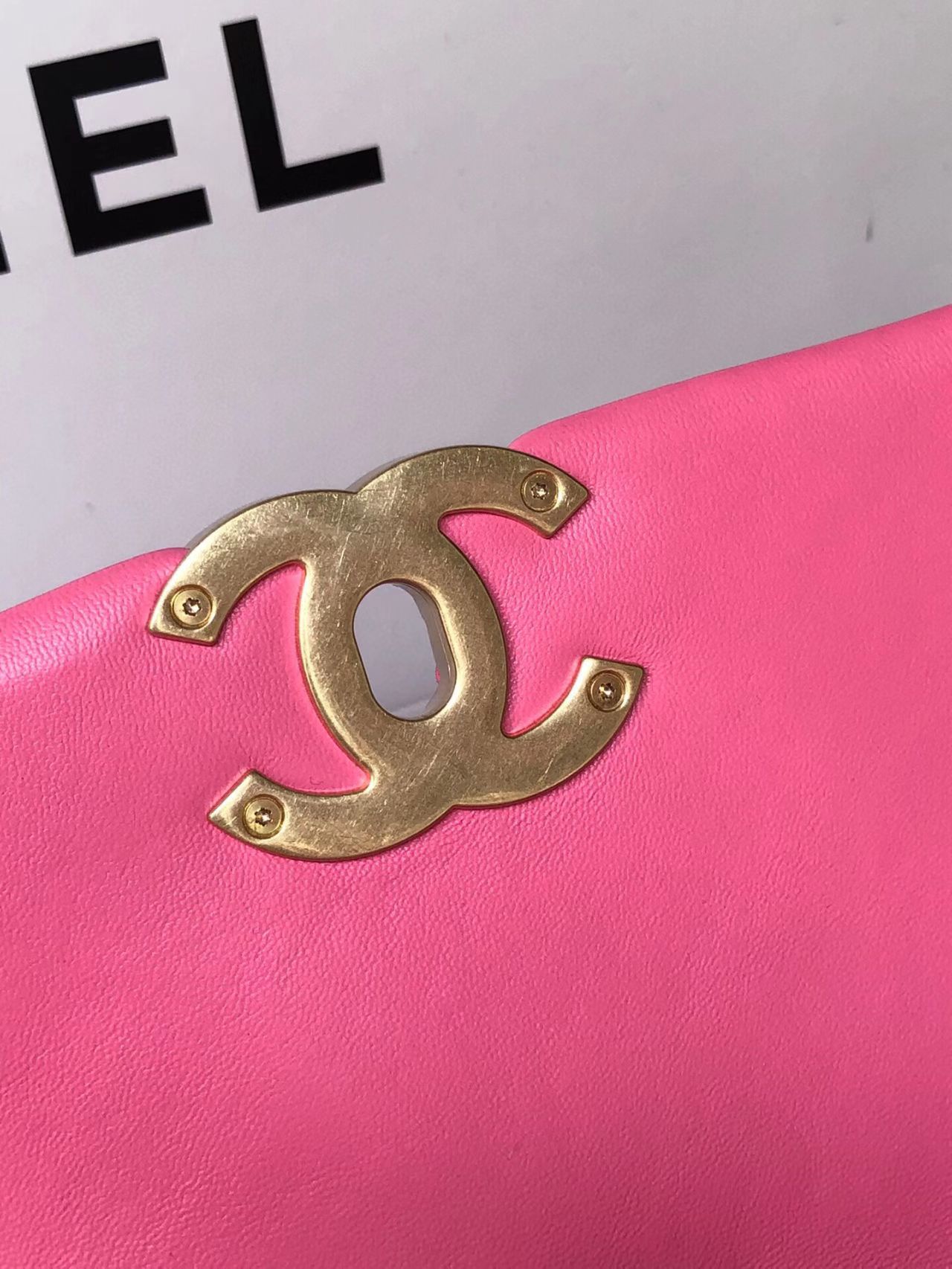 Pink Ch**el Flap bag