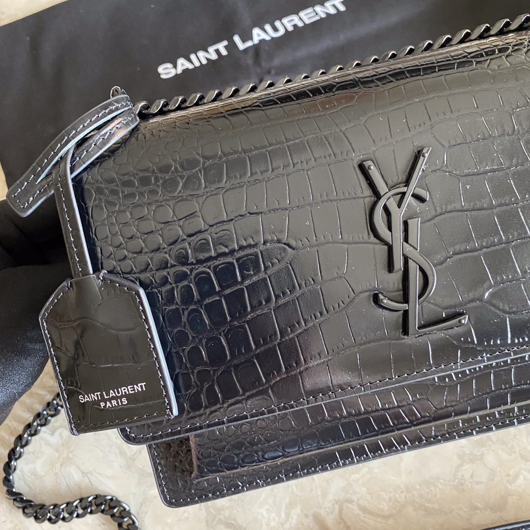 MANHATTAN MEDIUM SHOPPING BAG IN BOX Sa1nt Lau*nt LEATHER