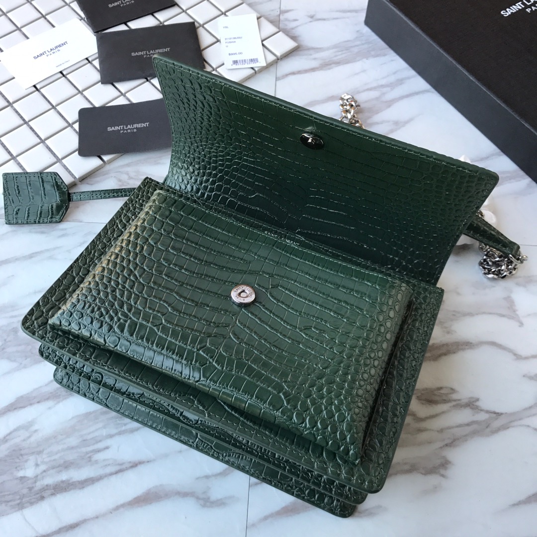 MANHATTAN MEDIUM SHOPPING BAG IN BOX Sa1nt Lau*nt LEATHER