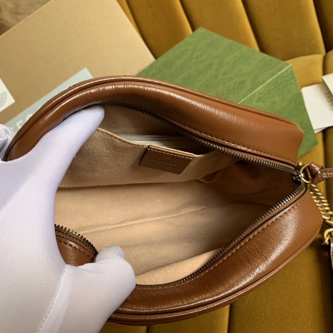 GG Marmont small matelassé shoulder bag