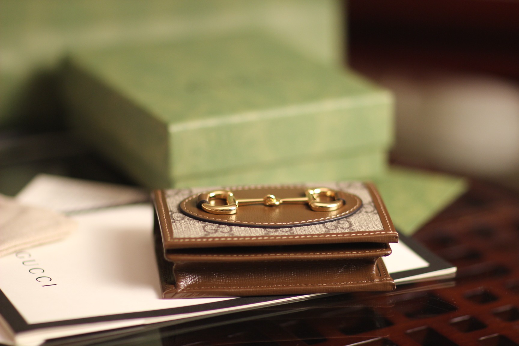 Gvc*1 Horsebit 1955 card case wallet