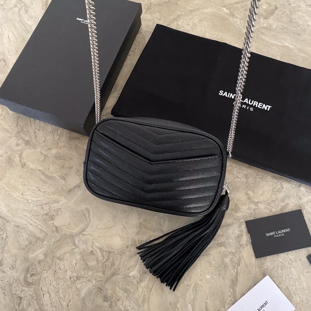 Y51 Mini Lou Quilted Leather Camera Bag