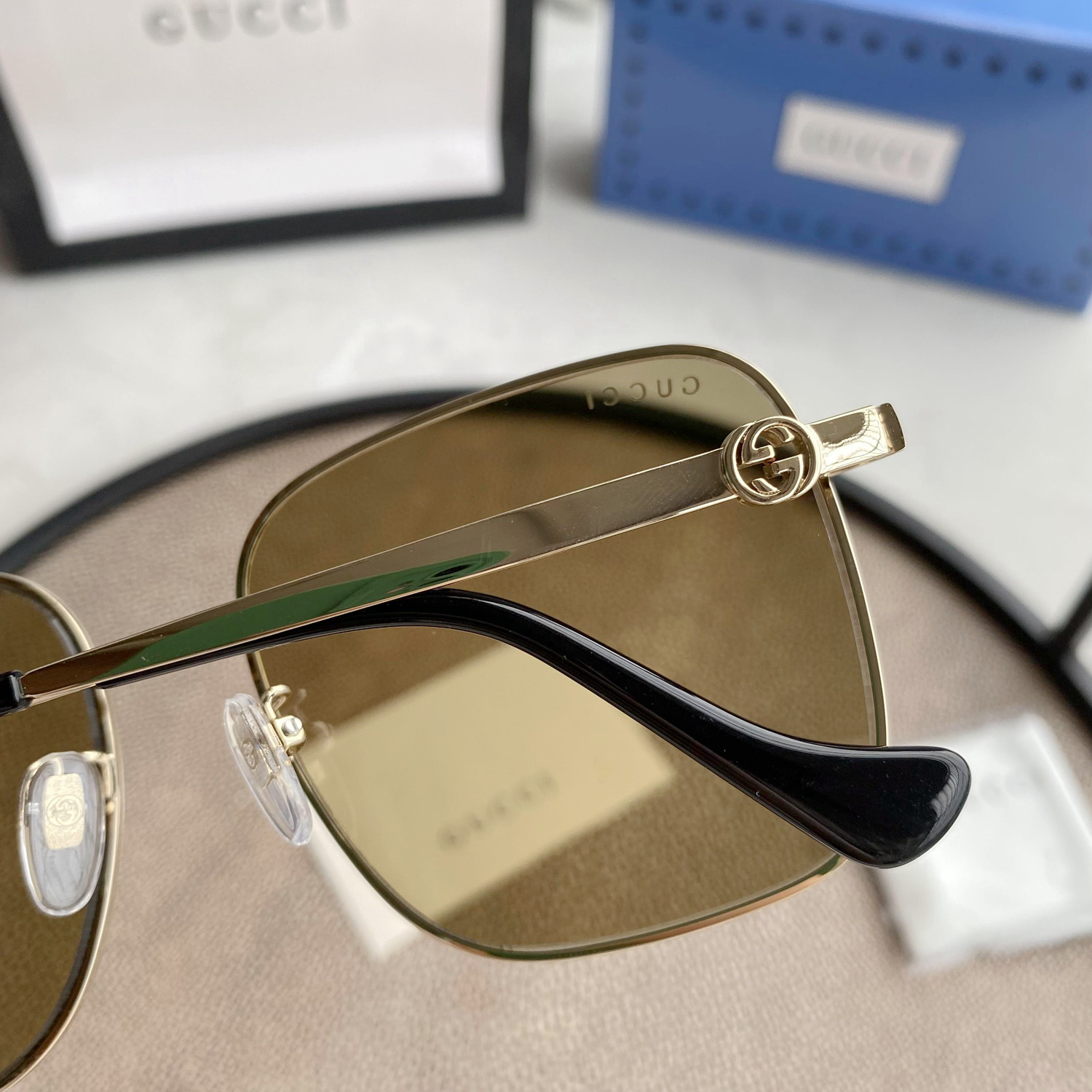 SQUARE-FRAME SUNGLASSES