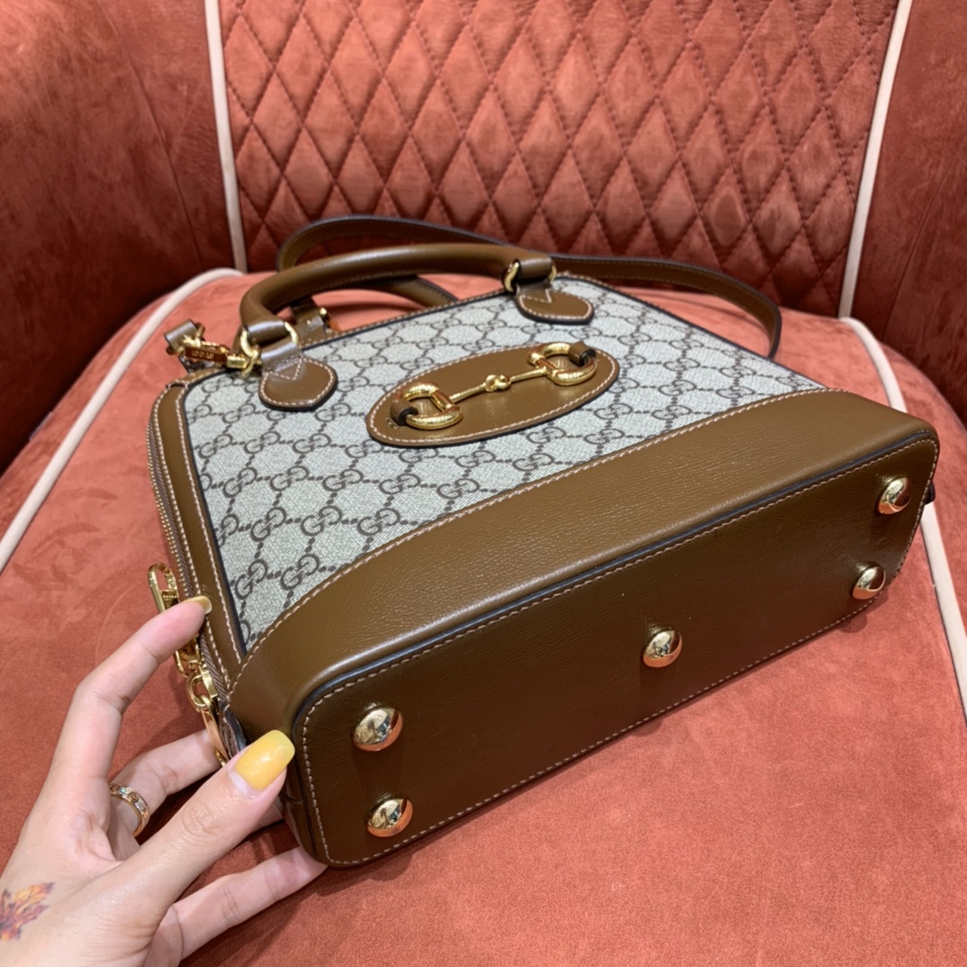 Horsebit handbag