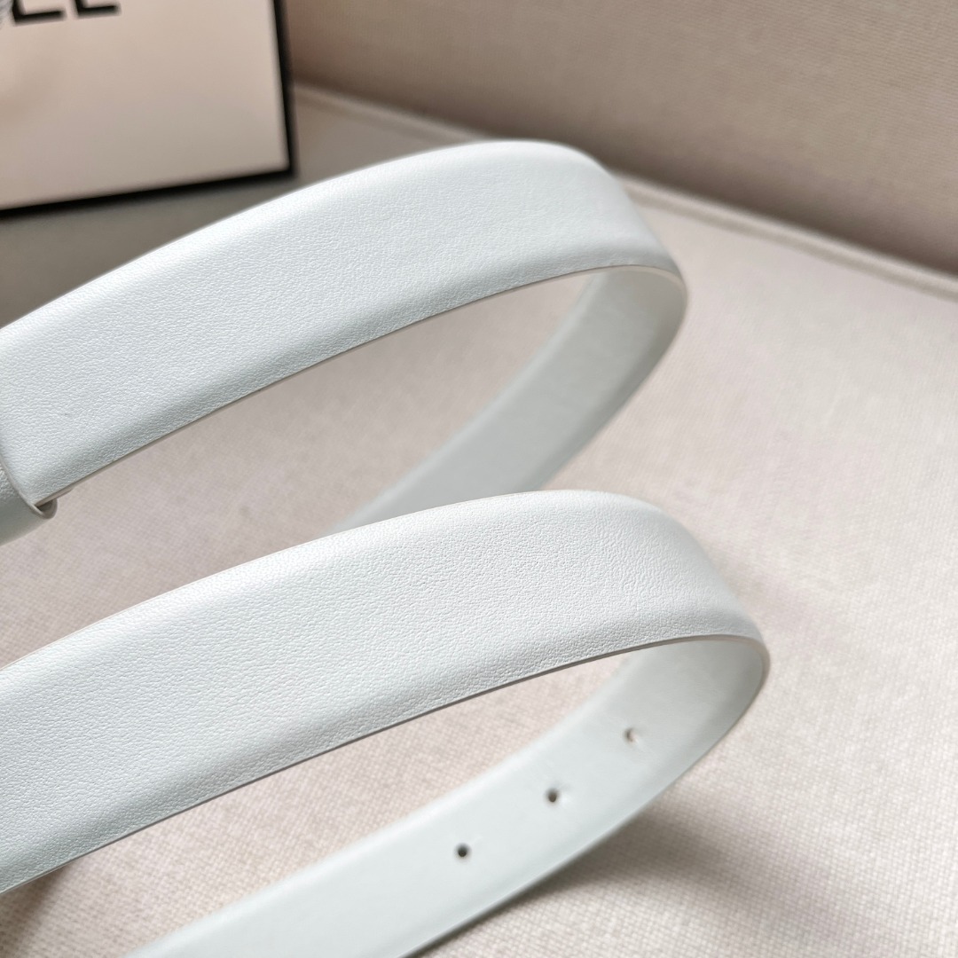 Ch**el CC logo leather belt
