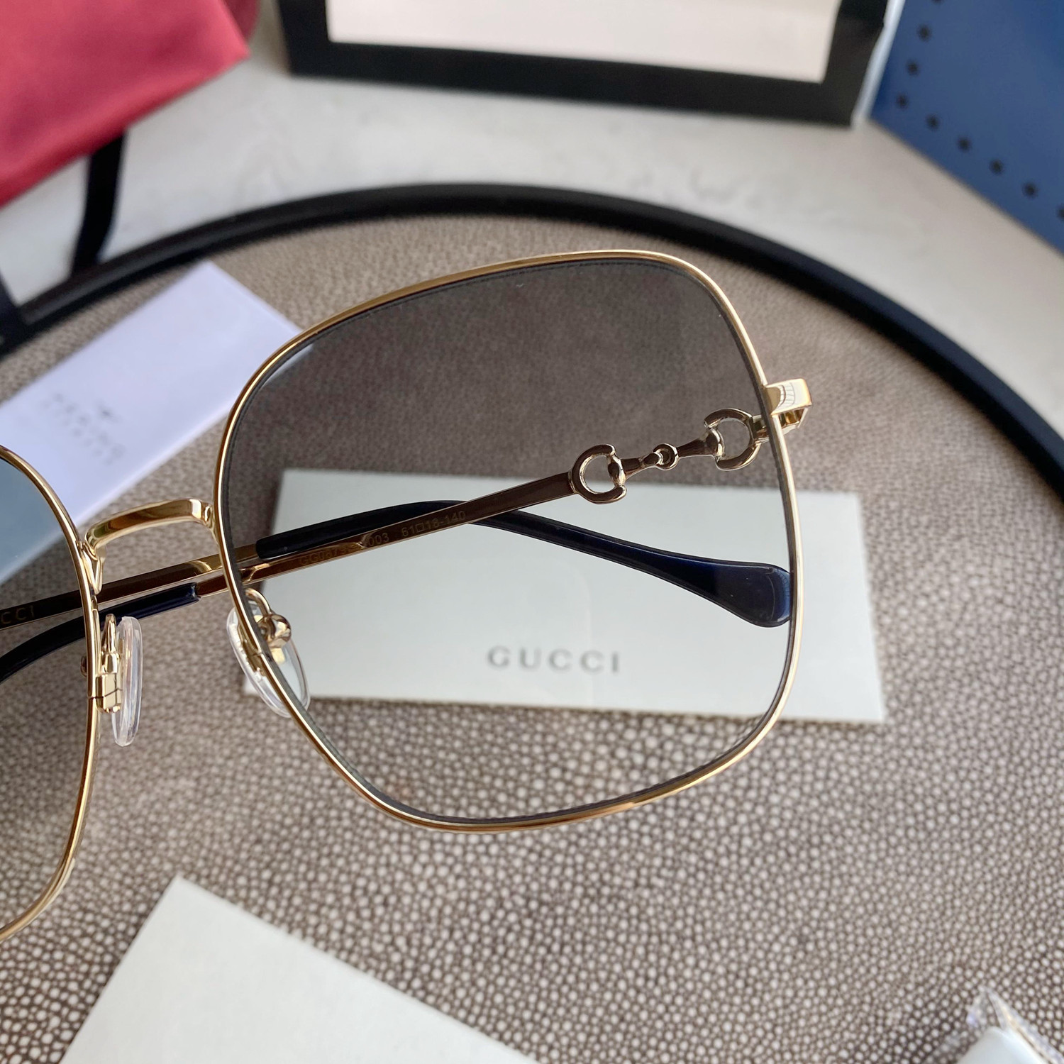 SQUARE-FRAME SUNGLASSES