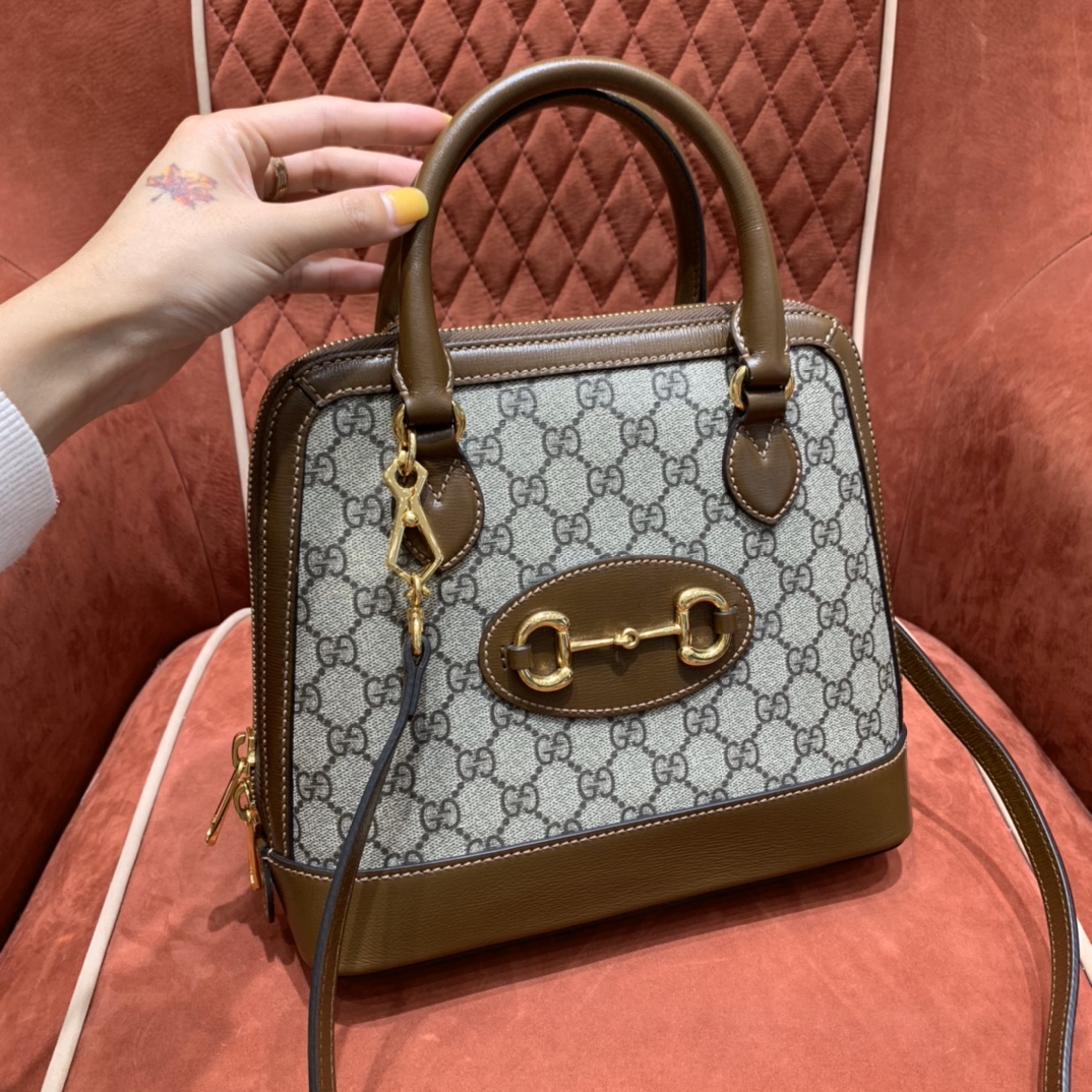 Horsebit handbag