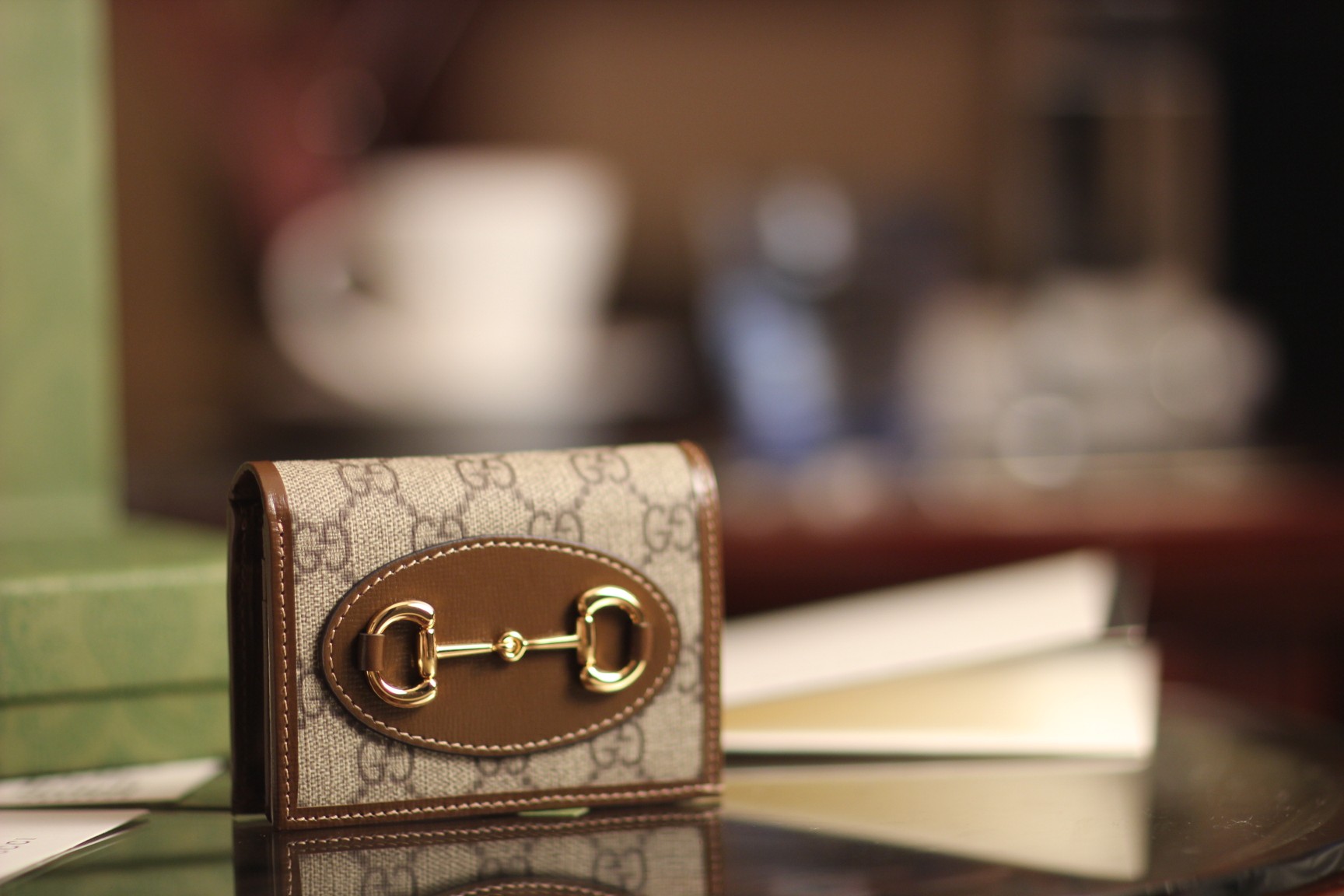Gvc*1 Horsebit 1955 card case wallet