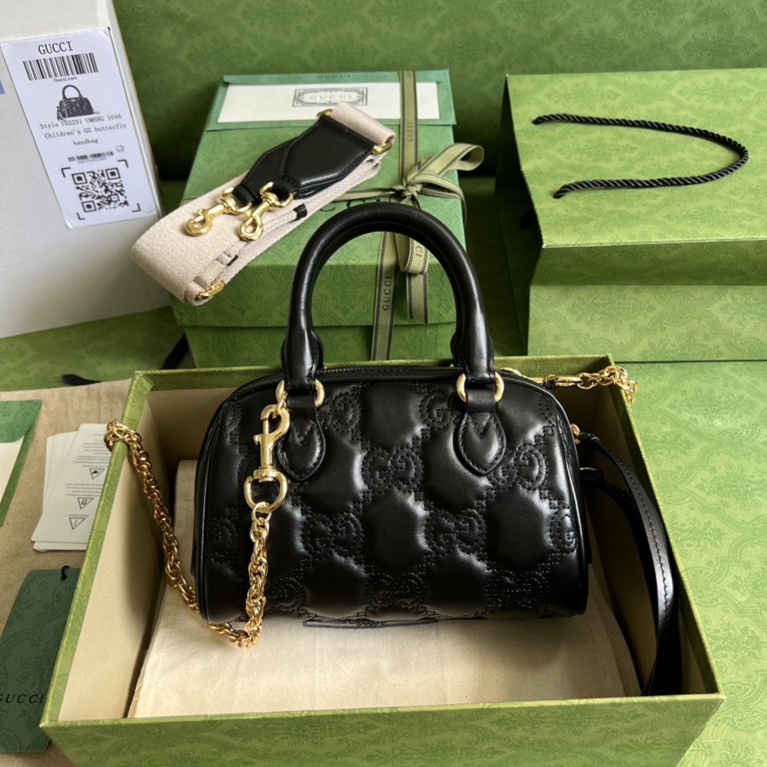 GG Matelassé leather mini bag