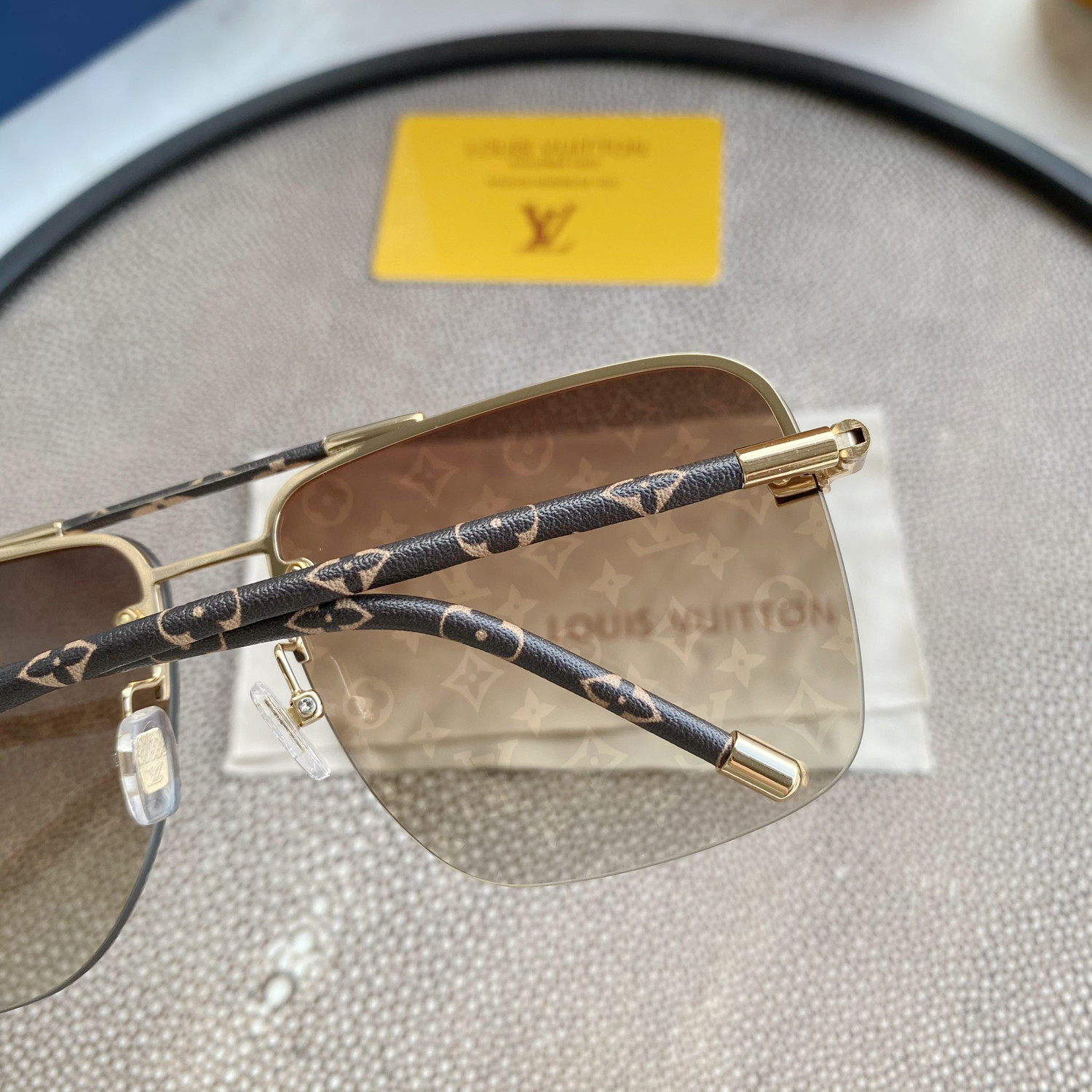 LV GOLD AVIATOR SUNGLASSES