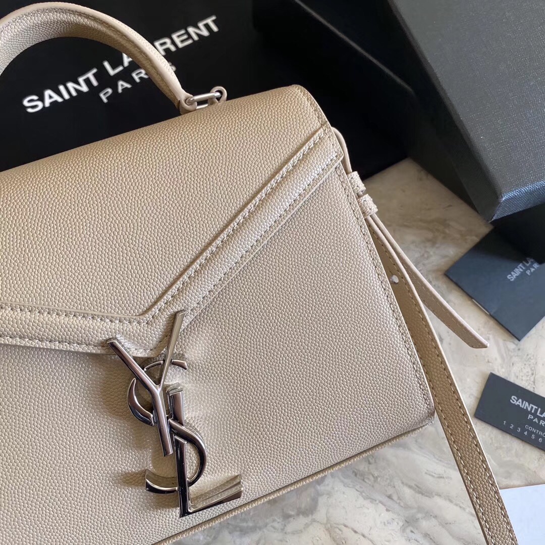 CASSANDRA MONOGRAM CLASP BAG IN MATTE PYTHON