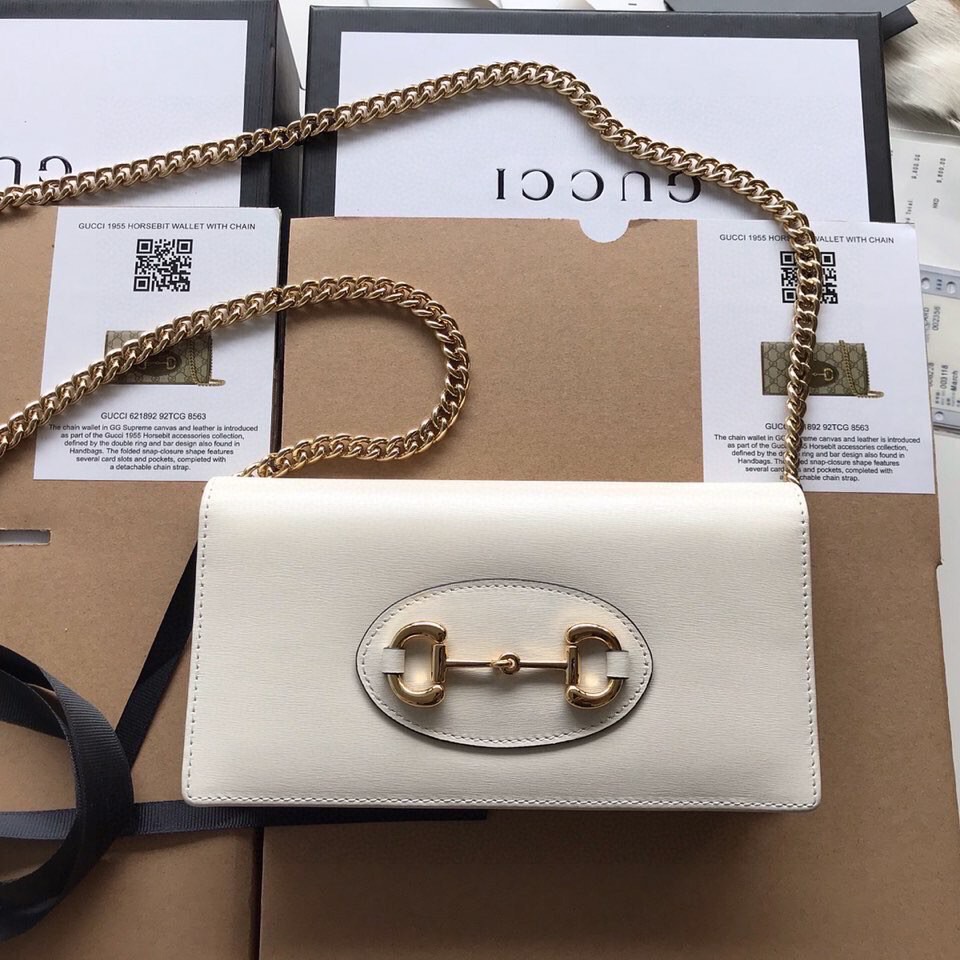 Gvc*1 Horsebit 1955 wallet with chain