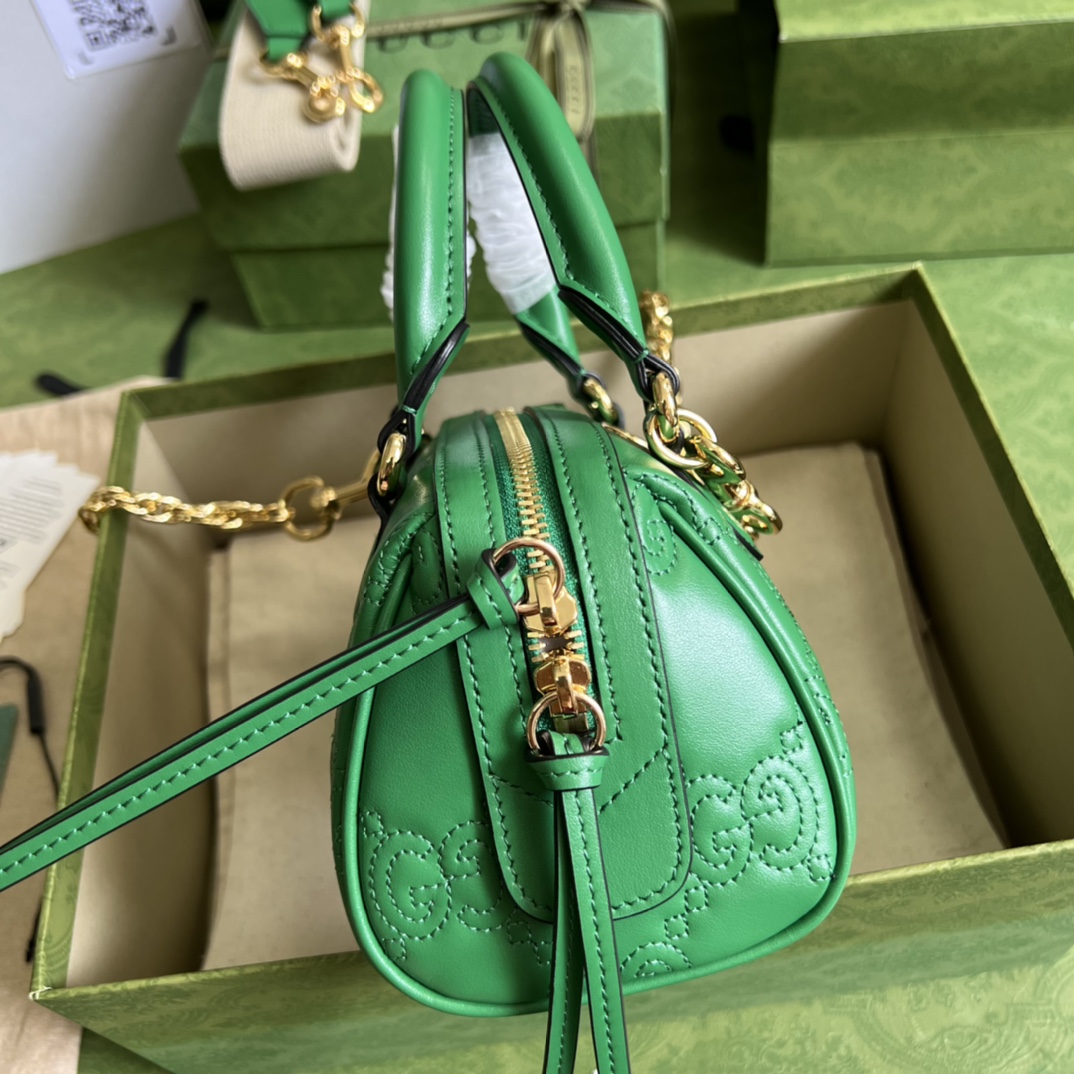 GG Matelassé leather mini bag