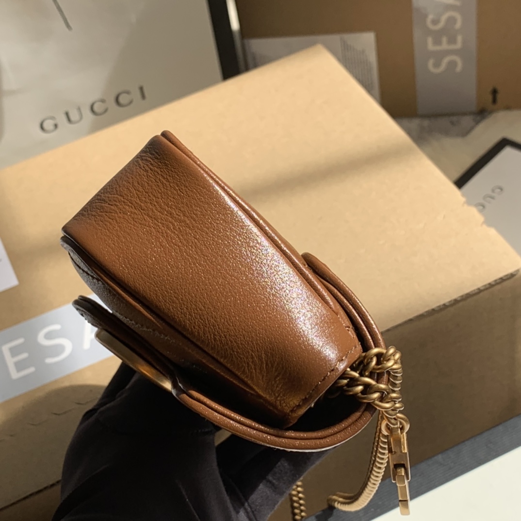 GG Marmont python S*per mini bag