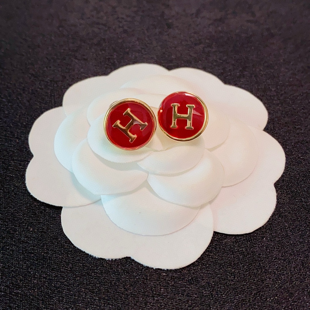 H**me5 H Letter Earrings