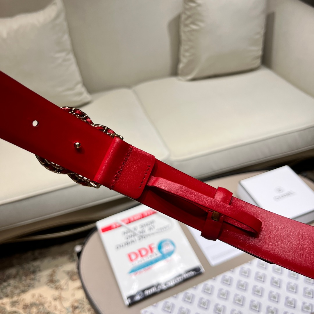 Ch**el leather belt
