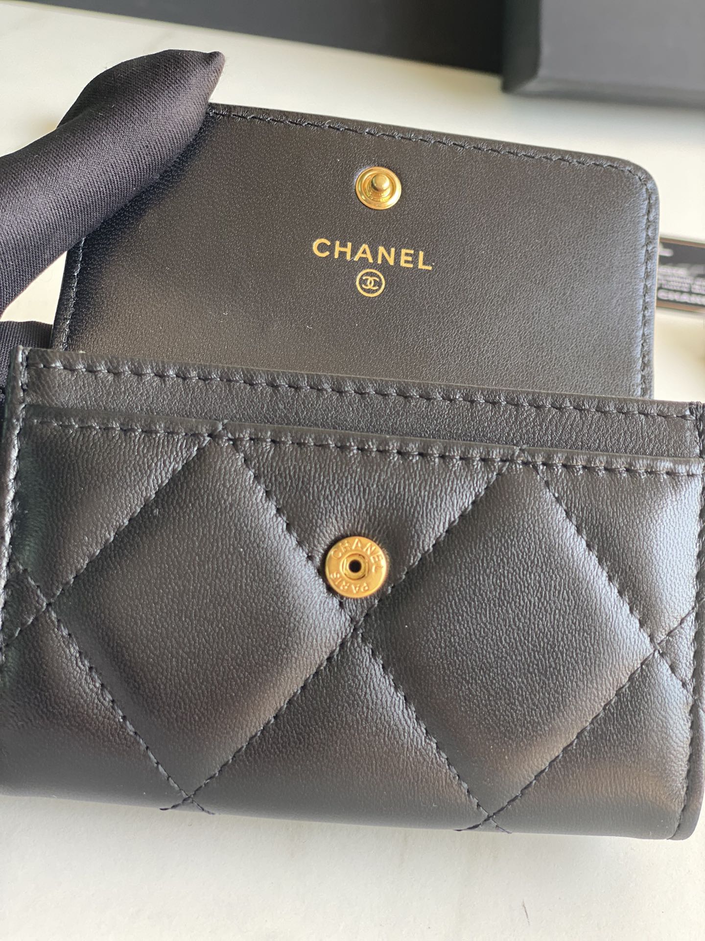 Ch**el 19 FLAP CARD HOLDER