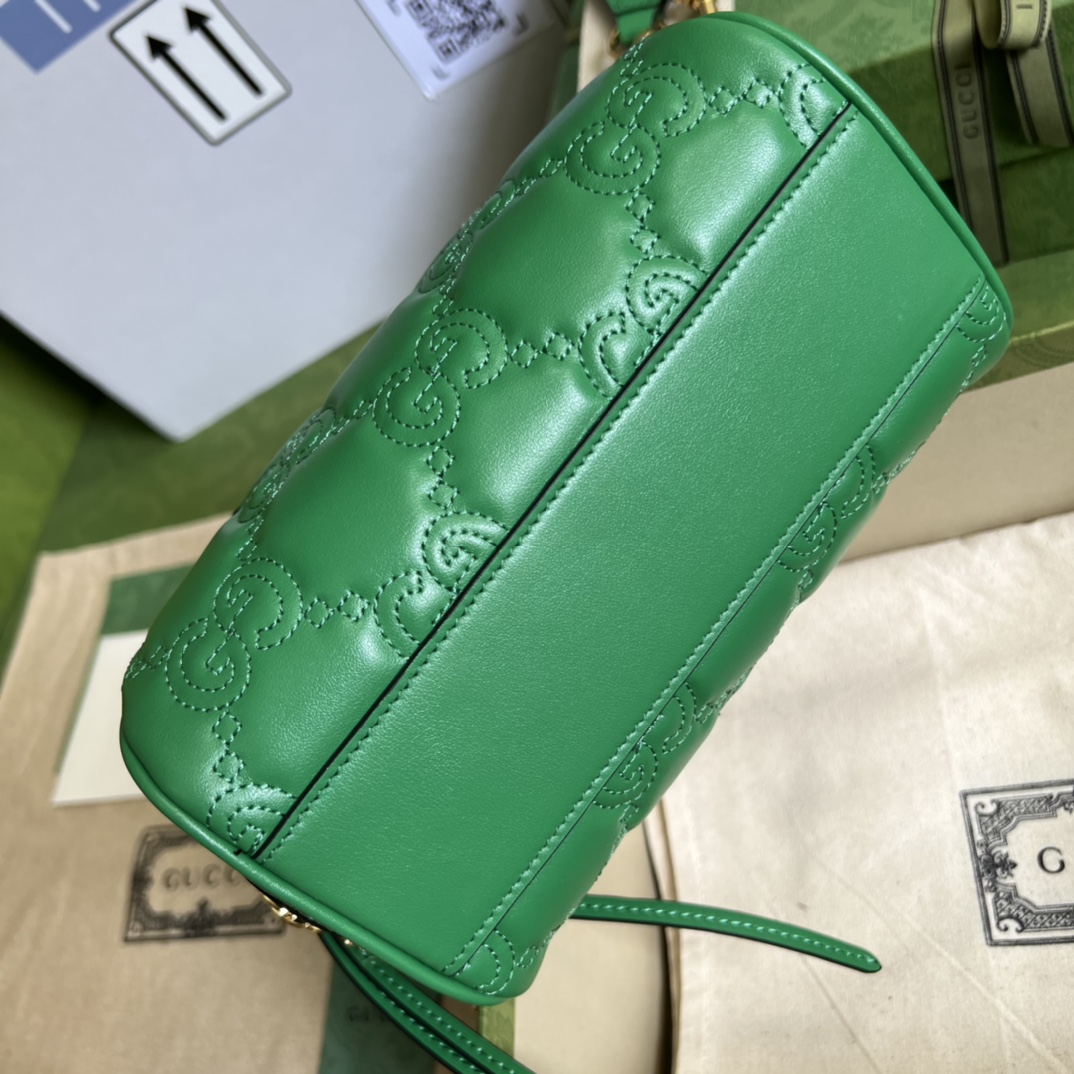 GG Matelassé leather mini bag