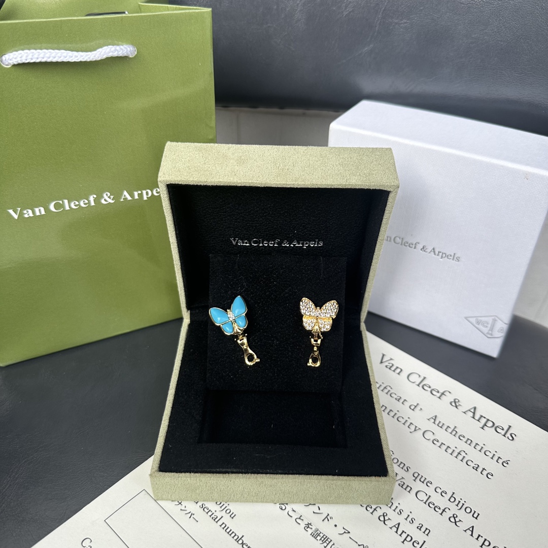 V*n Cl**f & Arpels Butterfly Earrings