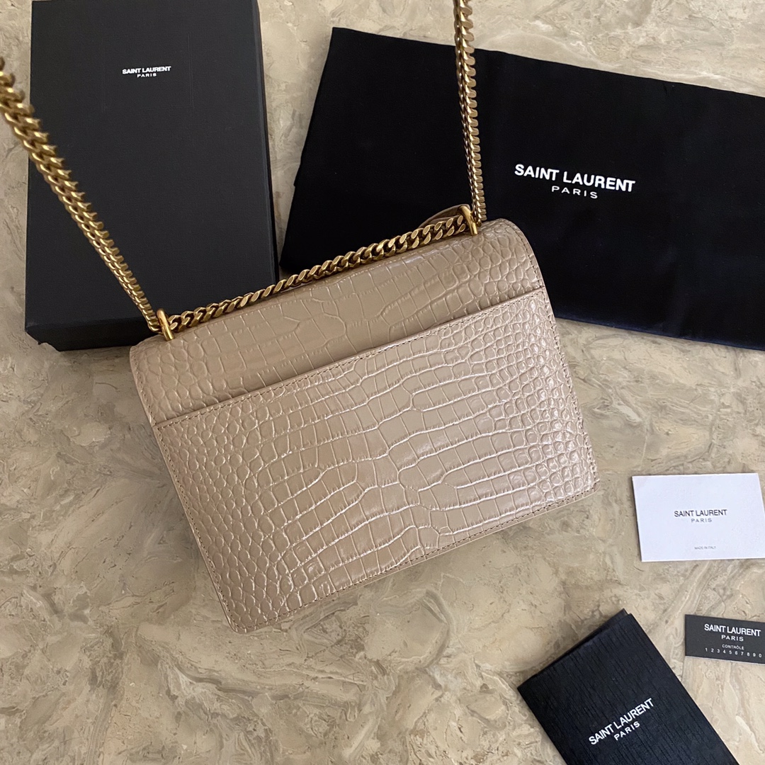 MANHATTAN MEDIUM SHOPPING BAG IN BOX Sa1nt Lau*nt LEATHER