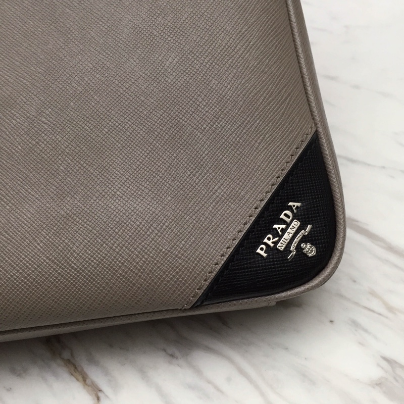 Saffiano Leather Work Bag