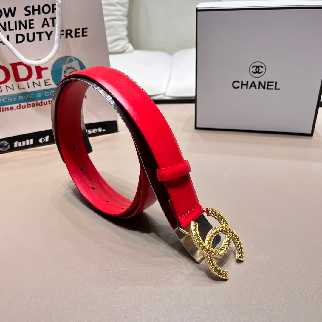 Ch**el leather belt
