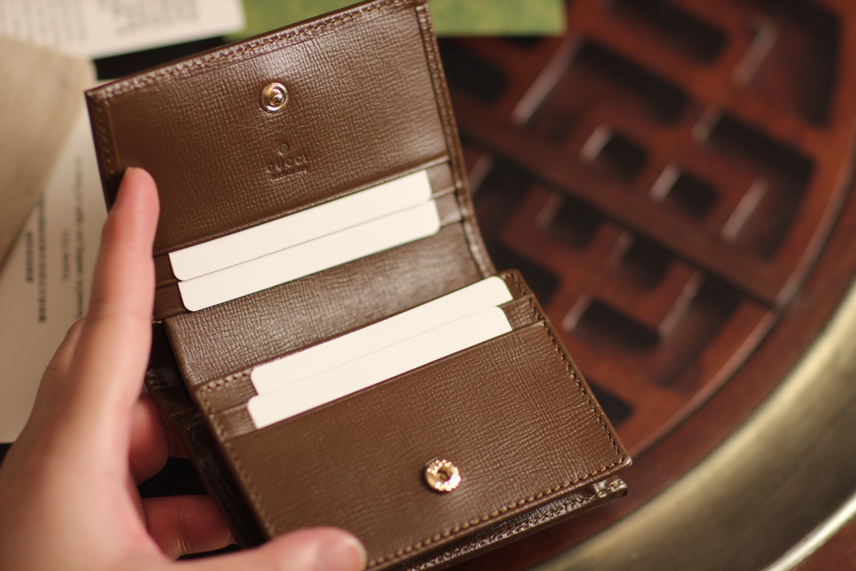 Gvc*1 Horsebit 1955 card case wallet