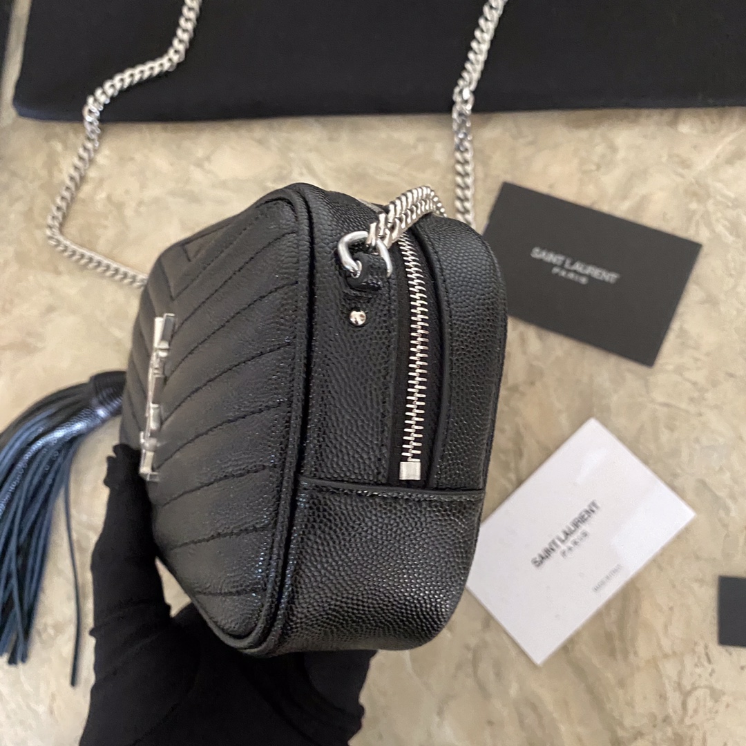 Y51 Mini Lou Quilted Leather Camera Bag