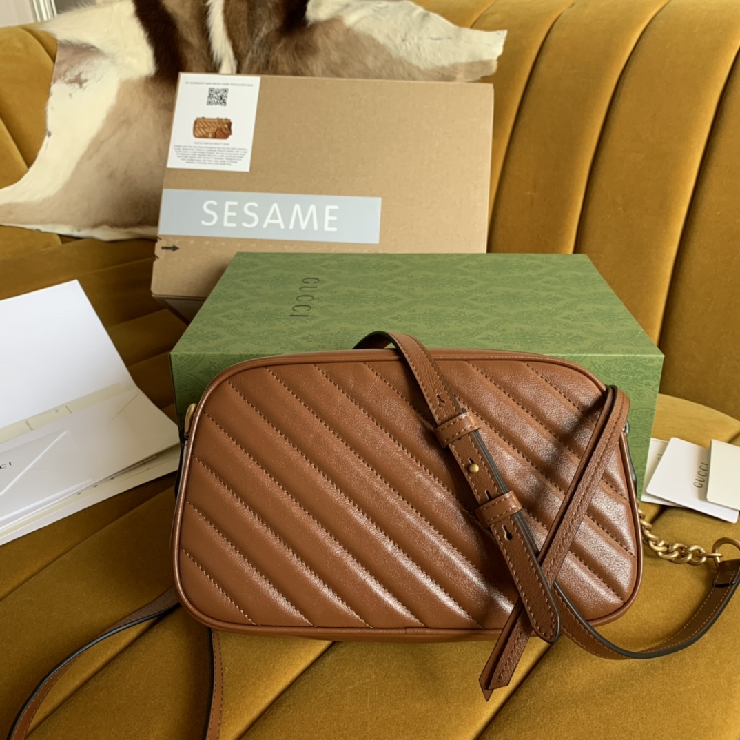 GG Marmont small matelassé shoulder bag