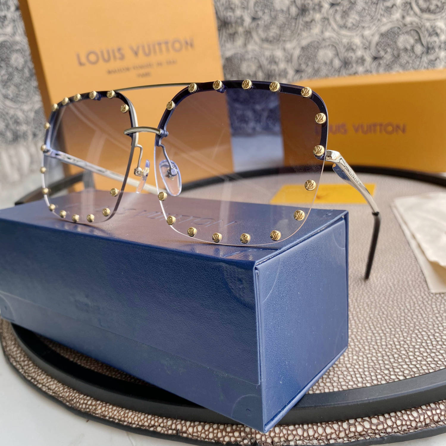 New D1am0nd Inlaid Women’s Flat Mirror Anti Blue Mirror Computer Goggle Play Phone Eye Protection