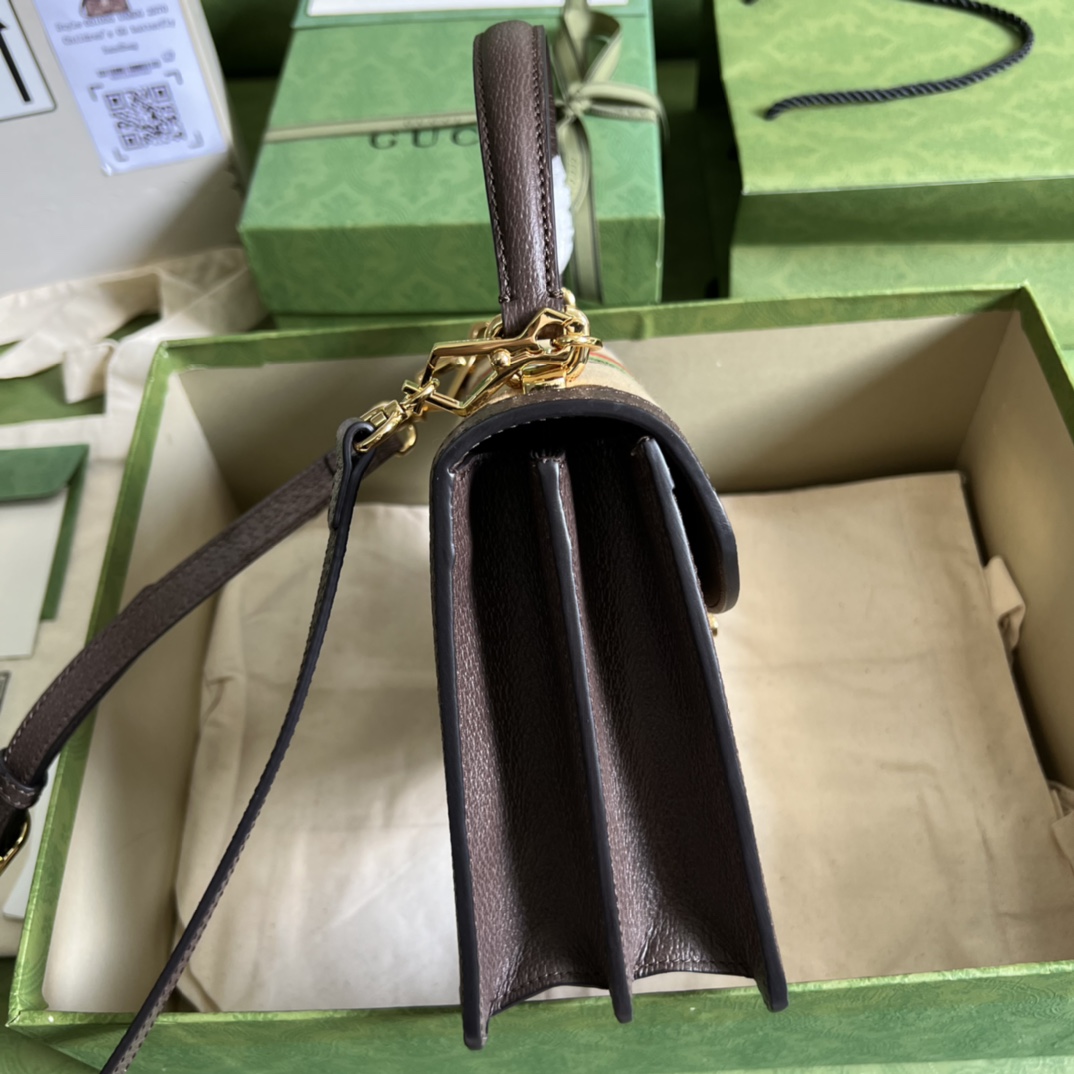 Ophidia small top handle bag with Web