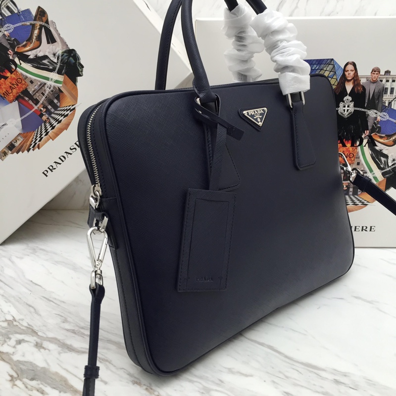 Saffiano Leather Work Bag