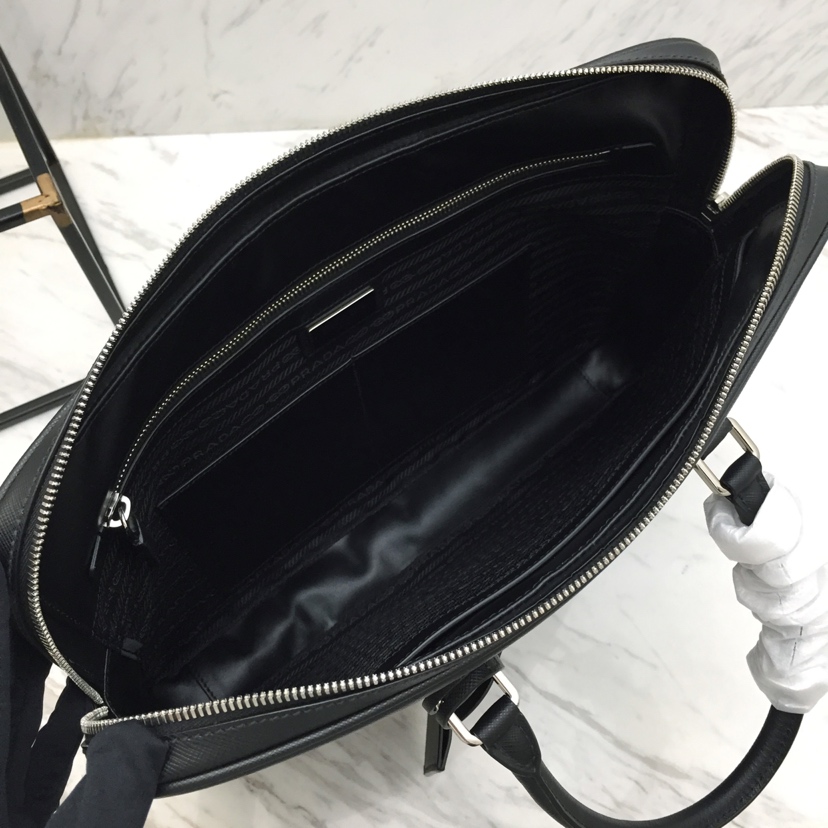 Saffiano Leather Work Bag