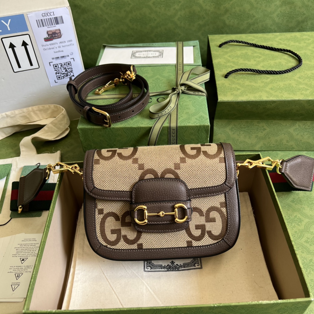 Gvc*1 Horsebit 1955 jumbo GG mini bag