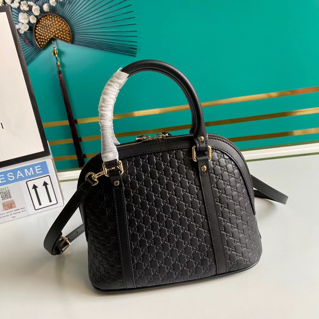 Gvc*1 Micro GG Leather Mini Dome Crossbody Bag