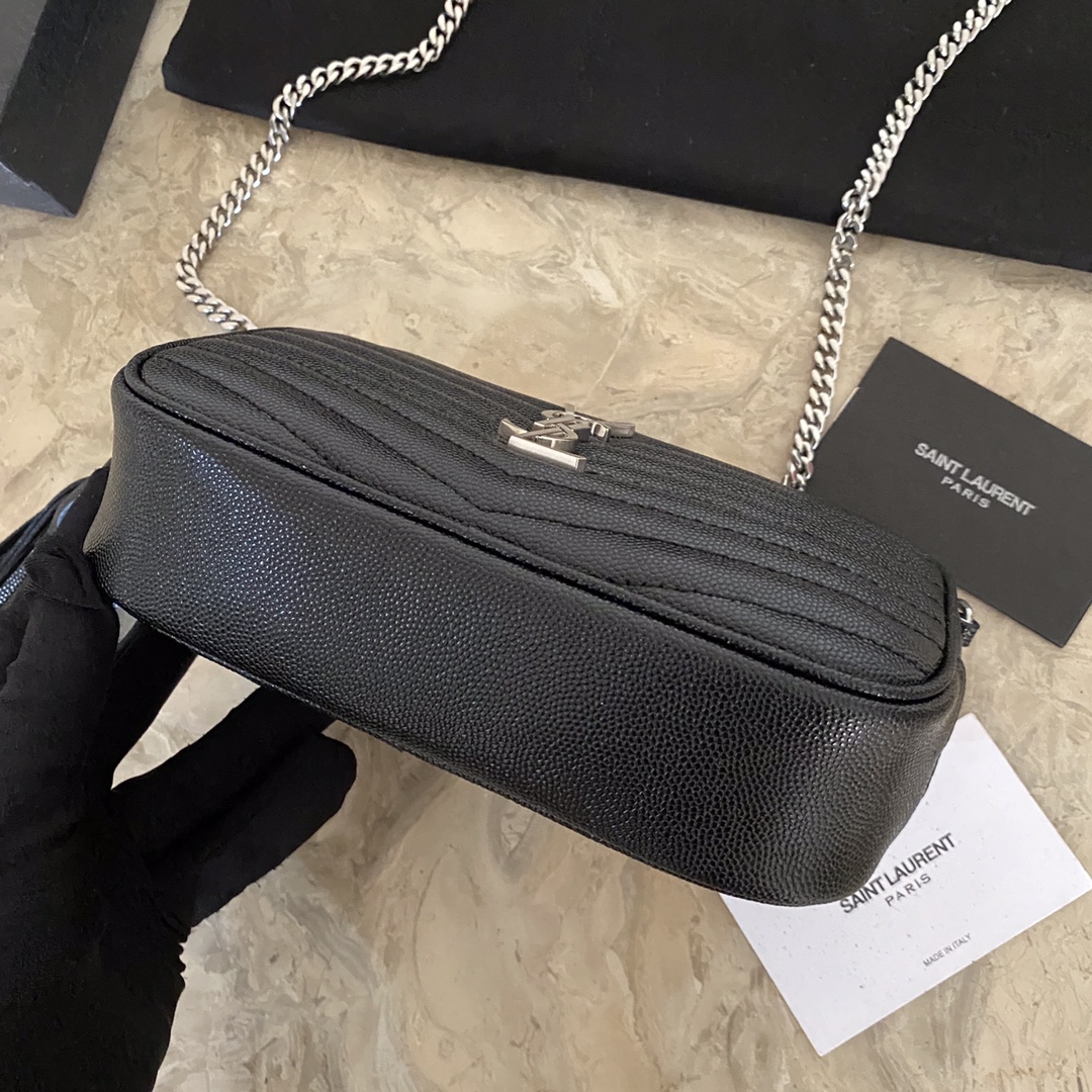 Y51 Mini Lou Quilted Leather Camera Bag
