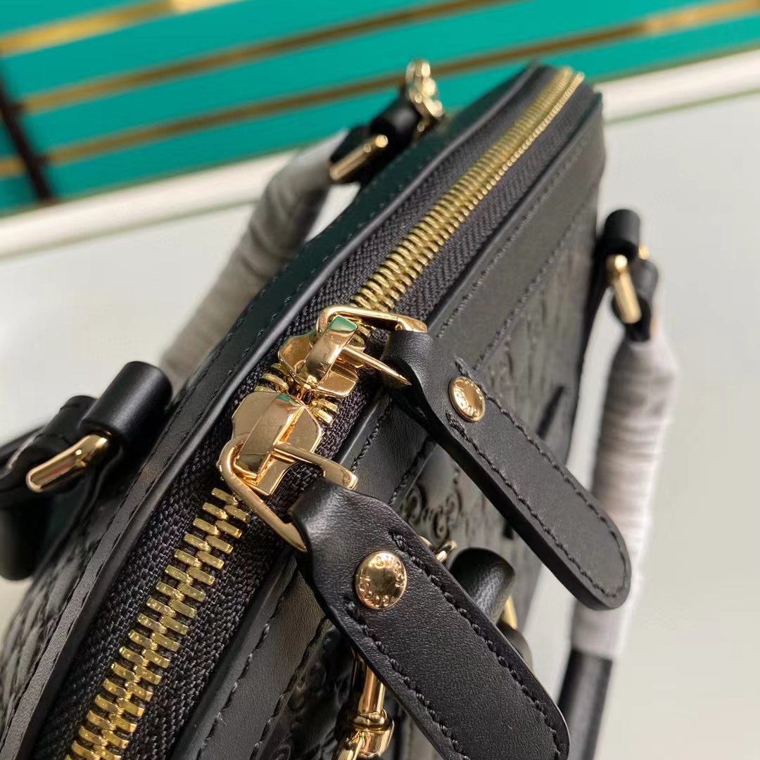 Gvc*1 Micro GG Leather Mini Dome Crossbody Bag