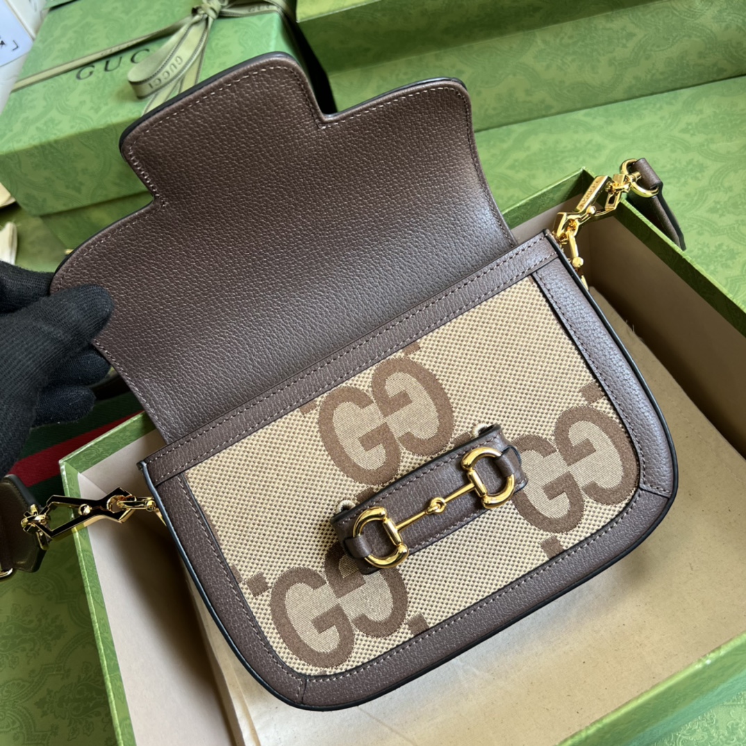 Gvc*1 Horsebit 1955 jumbo GG mini bag