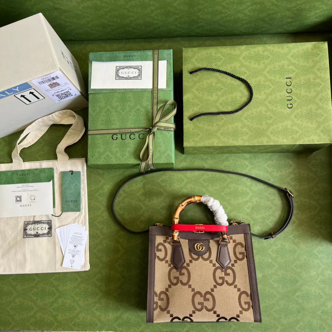 Gvc*1 DIANA JUMBO GG SMALL TOTE BAG