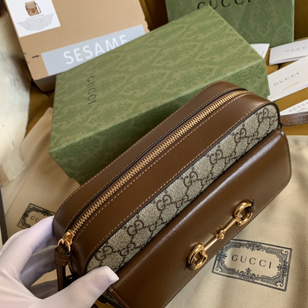Gvc*1 Horsebit 1955 small shoulder bag