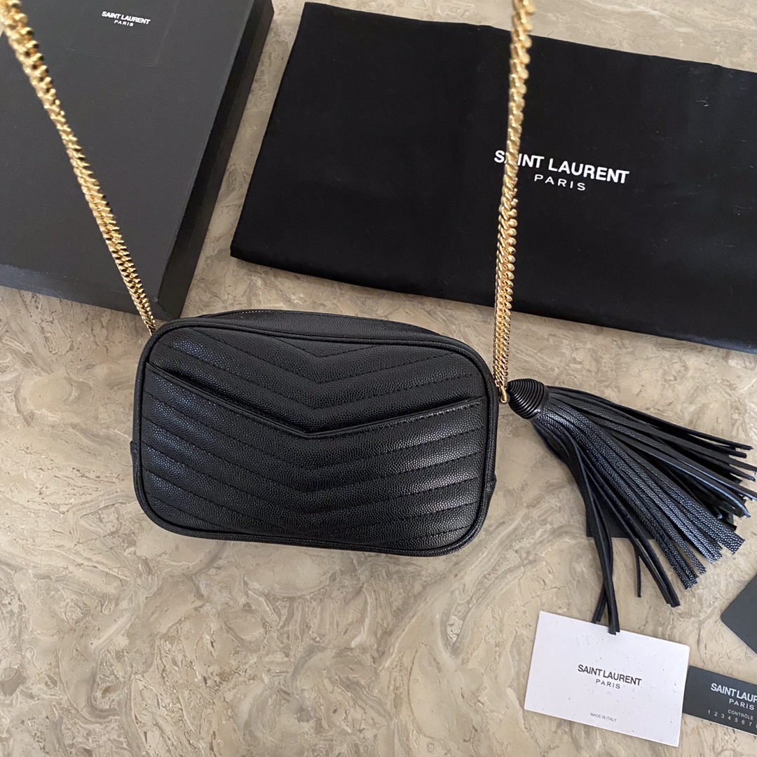Y51 Mini Lou Quilted Leather Camera Bag