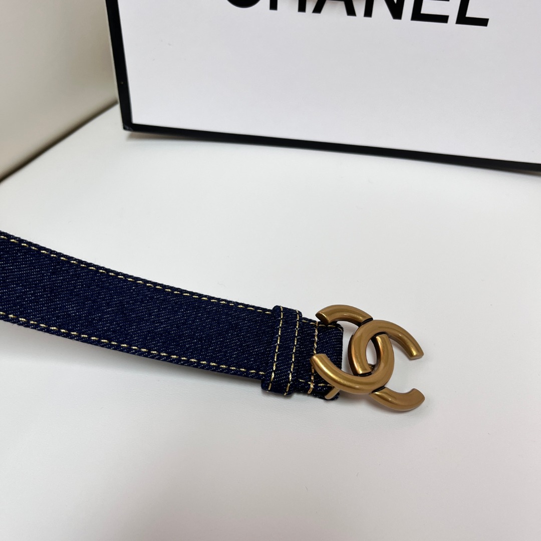 ch**el pre-owned 1990s cc turn-lock De*1m belt
