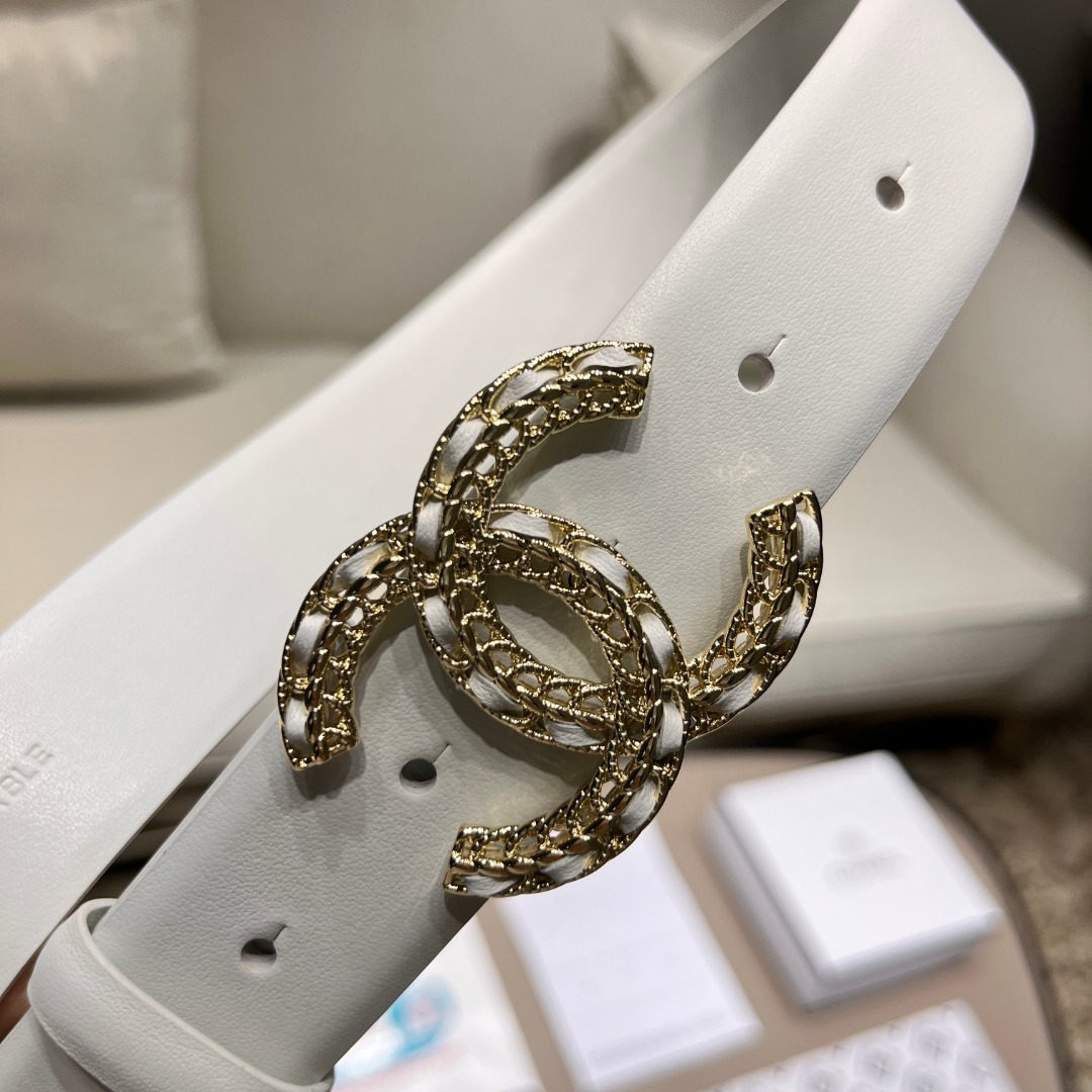 Ch**el leather belt