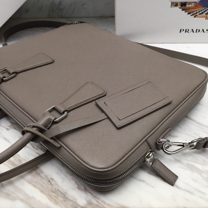 Saffiano Leather Work Bag