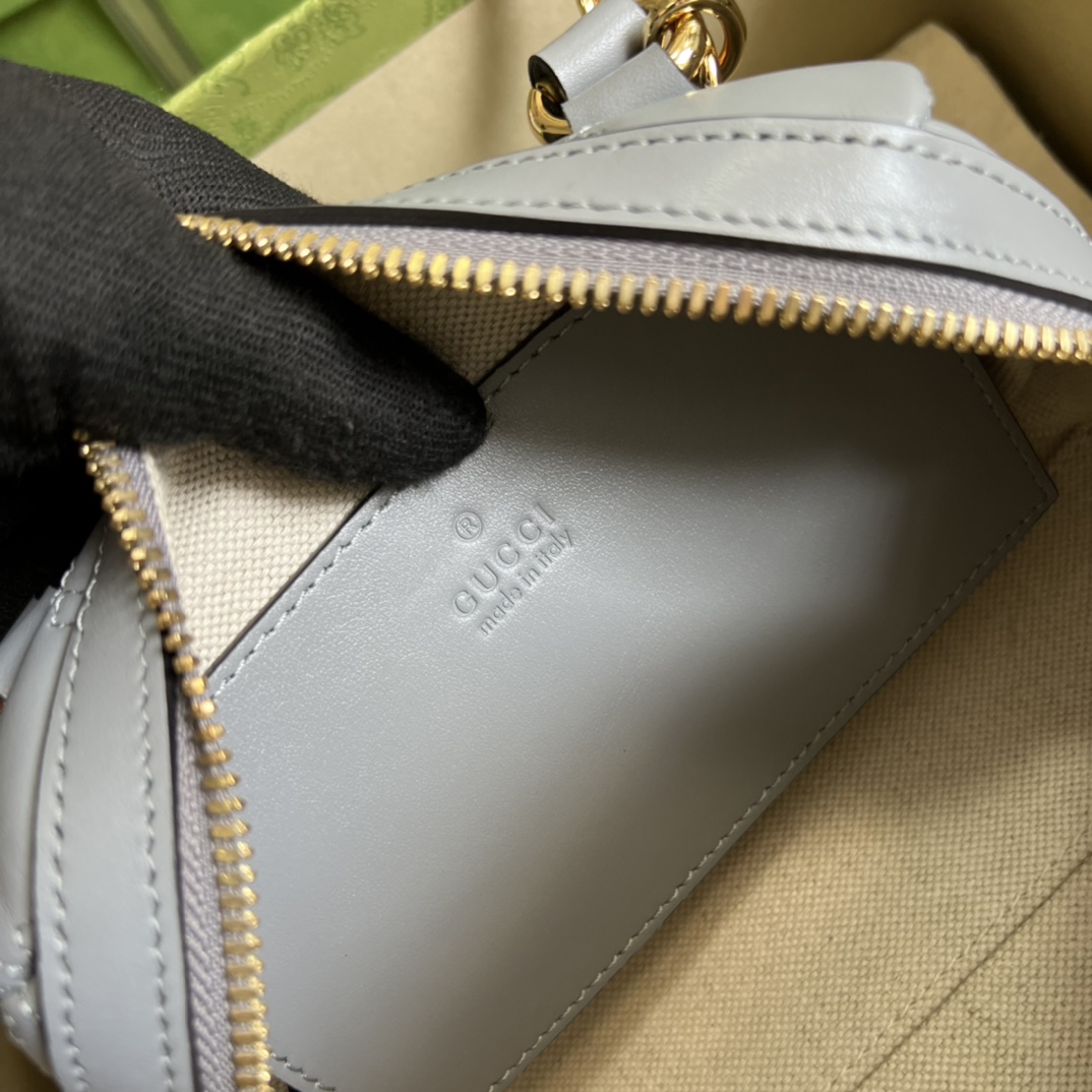 GG Matelassé leather mini bag