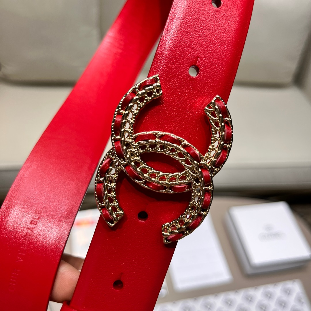 Ch**el leather belt